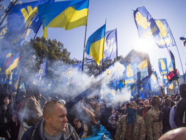 Bozuklukları Verkhovna Rada yakınındaki