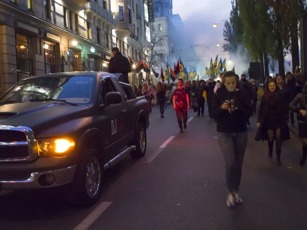 Марш героев в Киеве — стоковое фото
