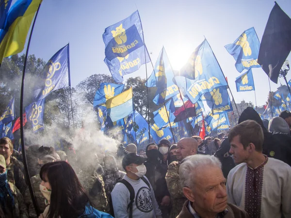 Порушення біля Верховної Ради — стокове фото