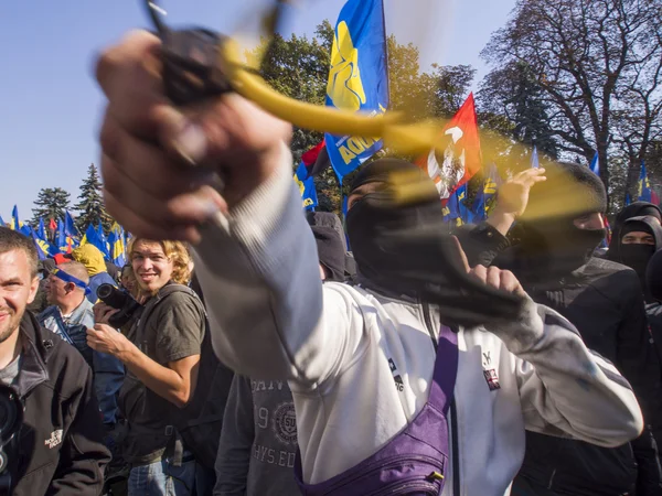 Disturbios cerca de Verkhovna Rada — Foto de Stock