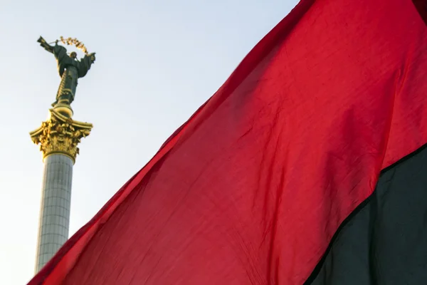 Флаг Украинской повстанческой армии — стоковое фото