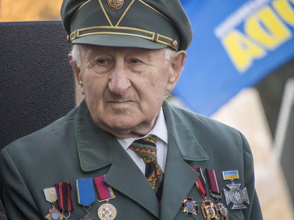 Rally for the recognition of soldiers — Stock Photo, Image