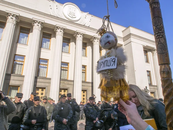 Activists at the Independence Square — Stock Photo, Image