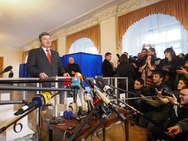 Ukrayna Poroshenko başkanı. — Stok fotoğraf