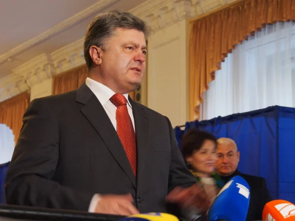 Президент України Порошенко. — стокове фото