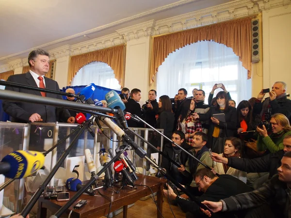Президент Украины Порошенко . — стоковое фото