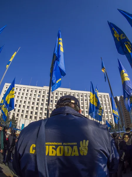 Rali nacionalista na Ucrânia — Fotografia de Stock