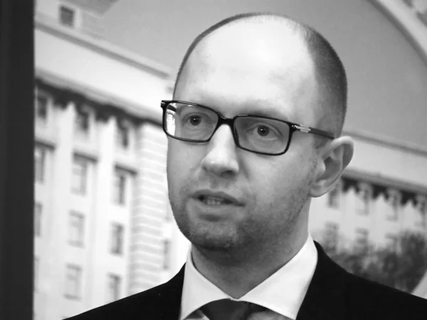 Premiärminister Arseniy Yatsenyuk — Stockfoto