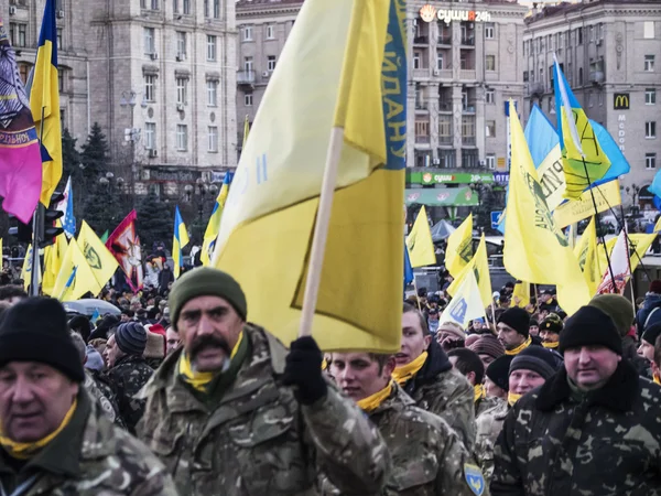 "March dignity" in Kiev — Stock Photo, Image