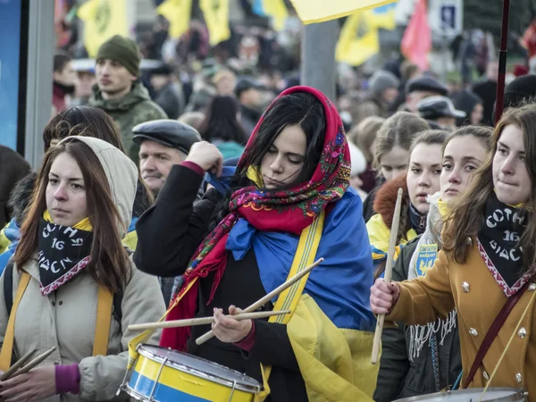 "Март достоинства "в Киеве — стоковое фото