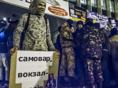 Ukrayna ultranationalists konser bozmaya çalıştı