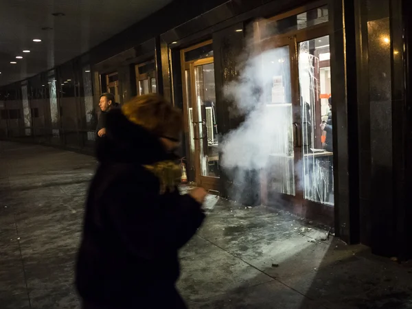 Gli ultranazionalisti ucraini hanno cercato di interrompere il concerto — Foto Stock