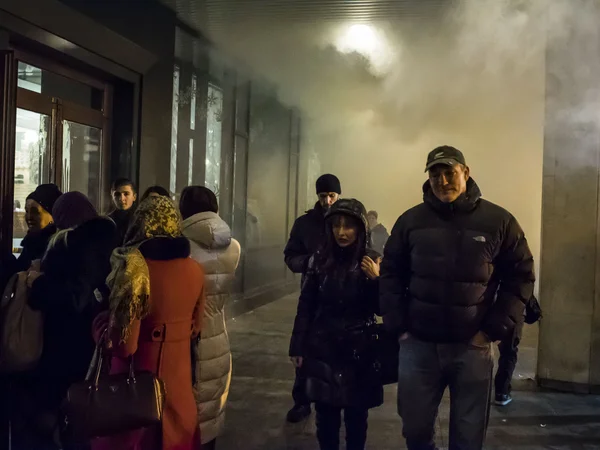 Украинские ультранационалисты пытались сорвать концерт — стоковое фото
