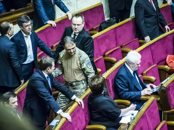 Öppningssessionen av Verkhovna Rada — Stockfoto