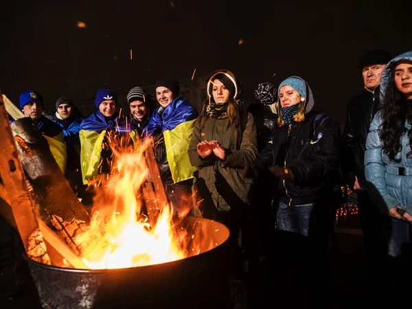 Bellek Kiev gece — Stok fotoğraf