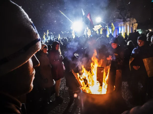A noite da memória em Kiev — Fotografia de Stock