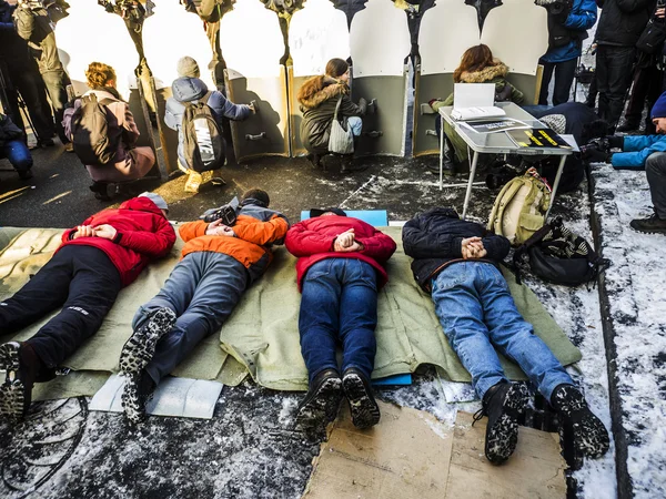 Verjaardag gebeurtenissen in Kiev — Stockfoto