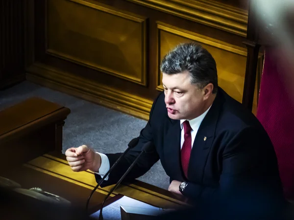 Presidente Petro Poroshenko — Foto de Stock