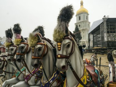 Kiev Noel ağacı yüklü