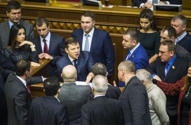 Ukraynalı radikaller Verkhovna Rada bloke