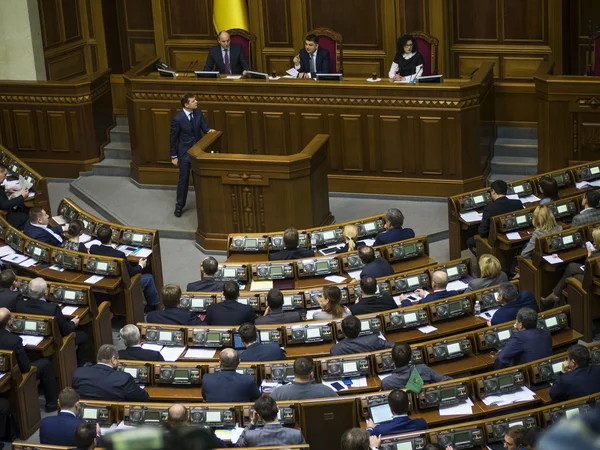 Los radicales ucranianos bloquearon Verkhovna Rada —  Fotos de Stock