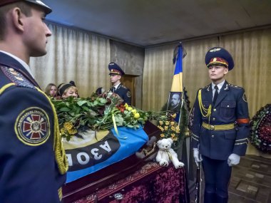 Ukraynalı asker cenaze