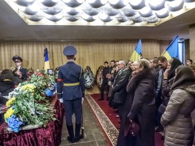 Ukraynalı asker cenaze