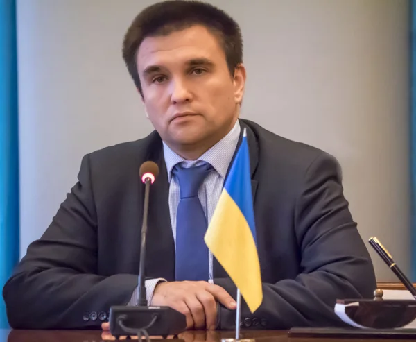 Міністр України Павло Klimkin — стокове фото