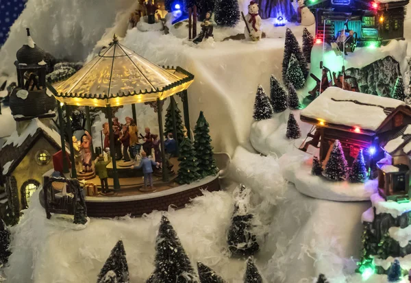 Noel oyuncak kasabası — Stok fotoğraf