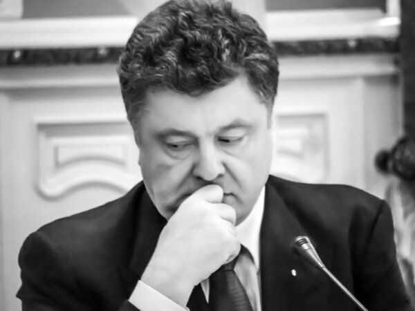 Poroshenko during visit of Nursultan Nazarbayev