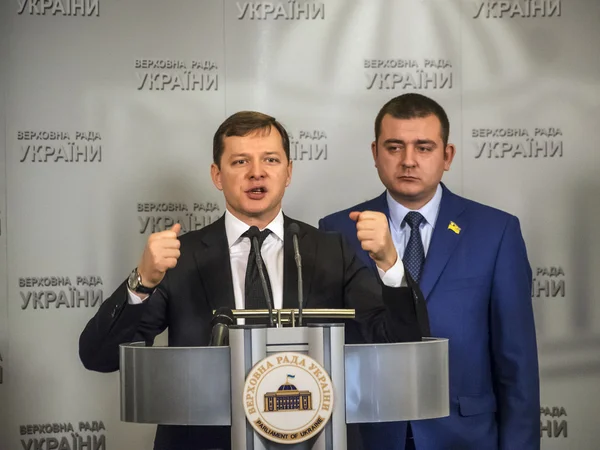 Ukrainian deputy Oleg Lyashko — Stock Photo, Image