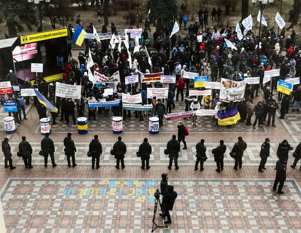 Picket of Financial maidan near Verhovna Rada — Stock Photo, Image