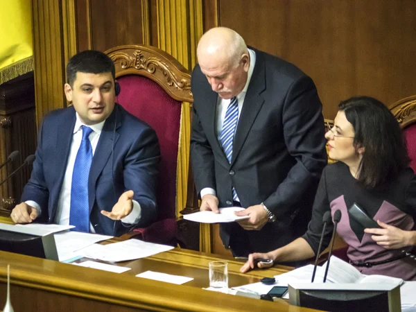 Sessão de Verkhovna Rada — Fotografia de Stock