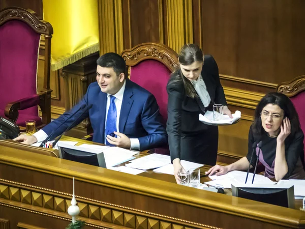 Sessão de Verkhovna Rada — Fotografia de Stock