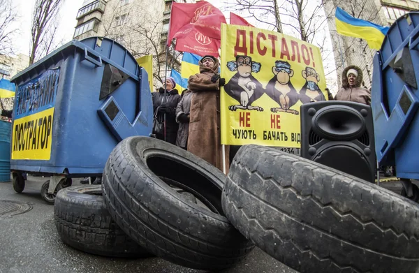 Demonstrantů z generální prokurátor Ukrajiny — Stock fotografie