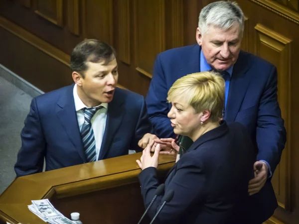 Сессия Верховной Рады Украины — стоковое фото