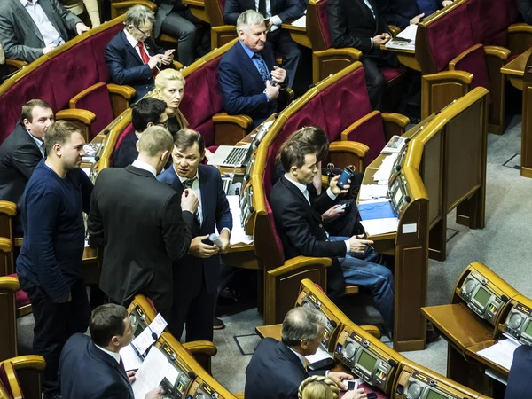 Verkhovna Rada sessie — Stockfoto