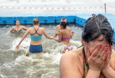 Epiphany kutlama Kiev