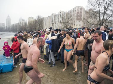 Epiphany kutlama Kiev