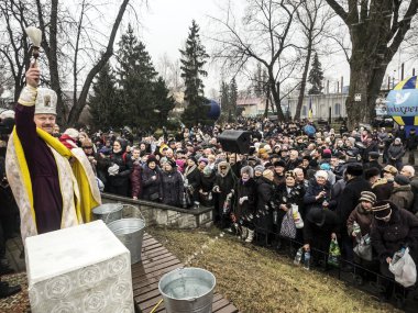 Epiphany kutlama Kiev