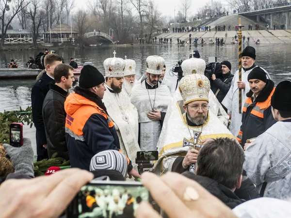 Patriarca Filaret celebra servicio divino — Foto de Stock