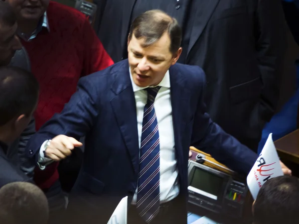 Enero 2015 Kyiv Ucrania Verkhovna Rada Anuncia Agresor Rusia Oleg — Foto de Stock