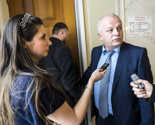 Janeiro 2015 Kyiv Ucrânia Verkhovna Rada Anunciou Agressor Rússia Stepan — Fotografia de Stock