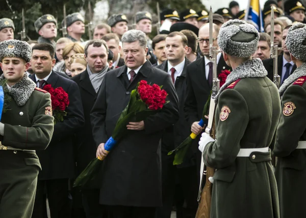 Cérémonie de commémoration des héros de Kruty — Photo