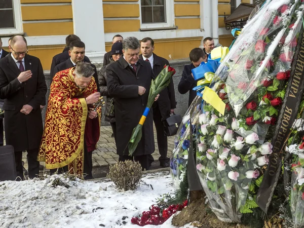 Cerimonia di commemorazione degli eroi di Kruty — Foto Stock