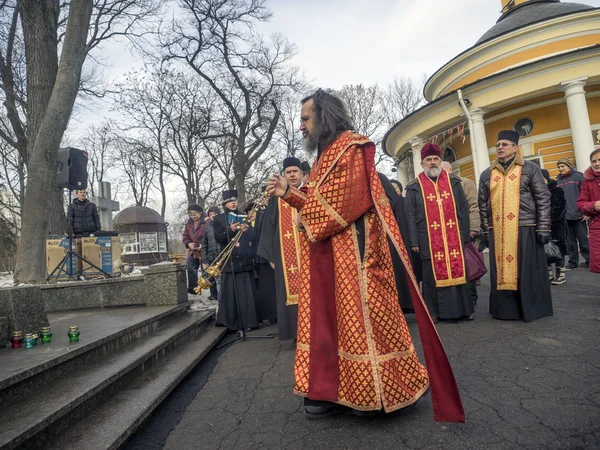 Obchody uroczystości pod Krutami bohaterów — Zdjęcie stockowe