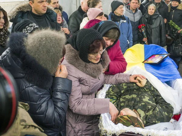 Ceremonia de despedida del Batallón Aidar — Foto de Stock