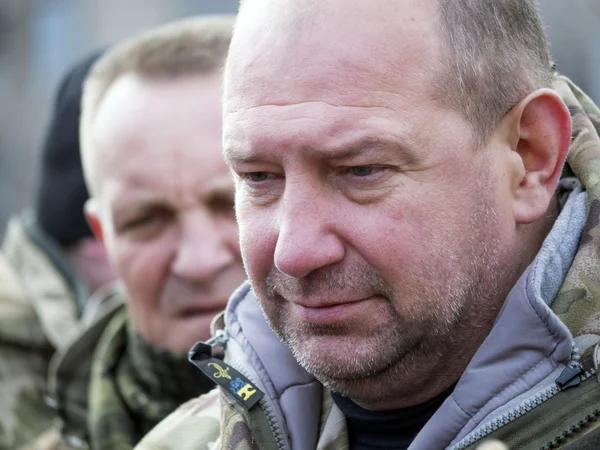 Sergei Melnychuk, velitel praporu Aidar — Stock fotografie