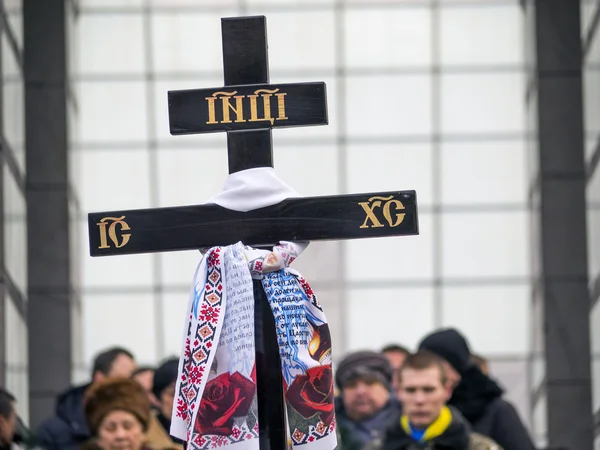 Funeral para el soldado del batallón Azov —  Fotos de Stock