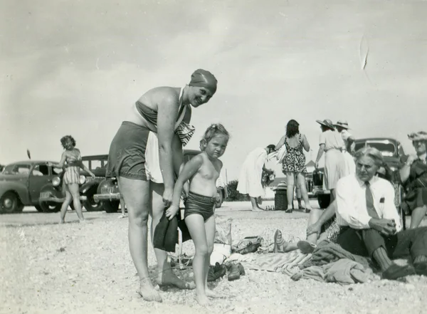 Foto en blanco y negro antiguo —  Fotos de Stock